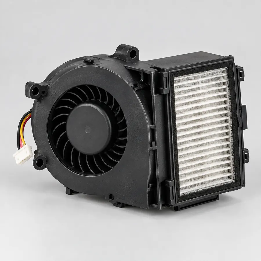Ventilador y filtro