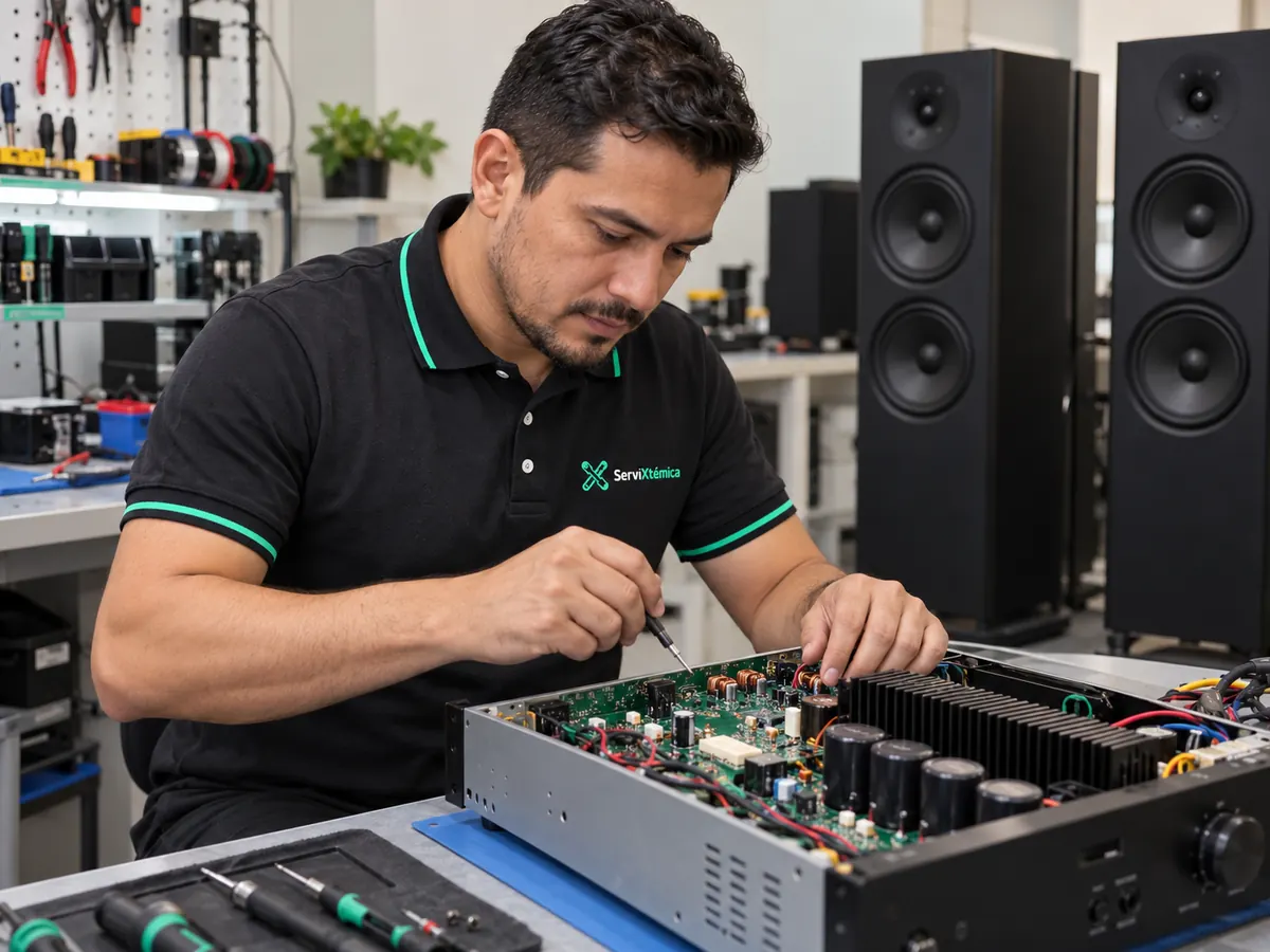 Audio y sonido — servicio técnico