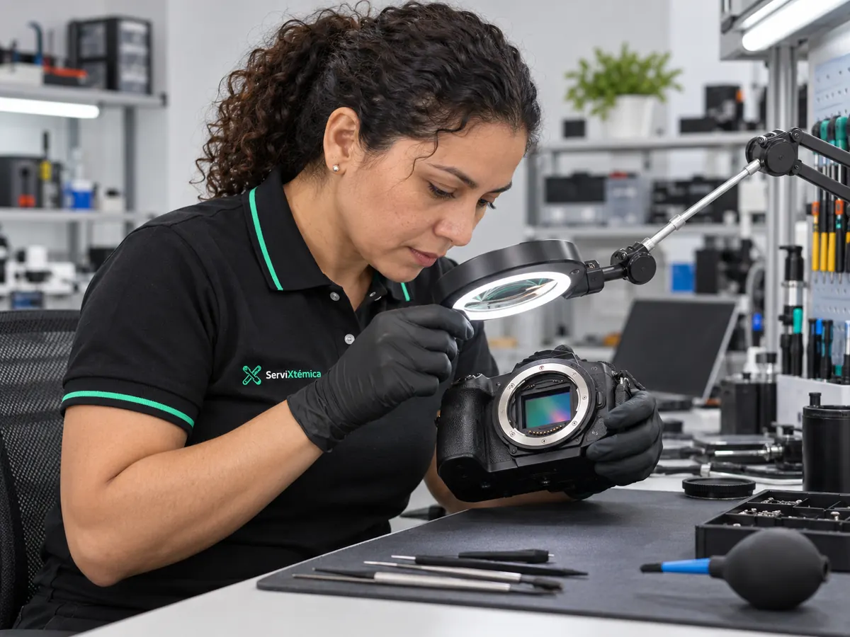 Cámaras y lentes — servicio técnico