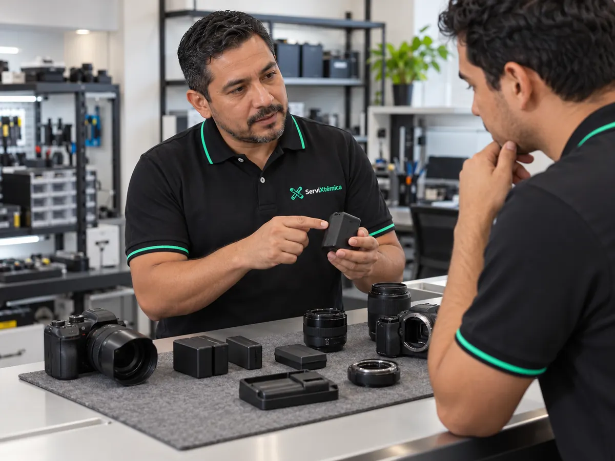 Repuestos para cámaras y lentes